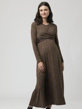 Ripe Maternity - Shae Cross Front Nursing Dress - Sz M